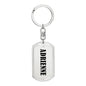 Adrienne v01 - Luxury Dog Tag Keychain
