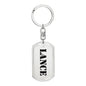 Lance - Luxury Dog Tag Keychain