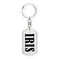 Iris v01 - Luxury Dog Tag Keychain