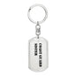 Coast Guard Sister - Luxury Dog Tag Keychain