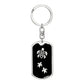 Mama Turtle With 2 Hatchlings v2 - Luxury Dog Tag Keychain