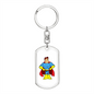 Superhero 02 - Luxury Dog Tag Keychain