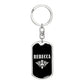 Rebecca v02a - Luxury Dog Tag Keychain