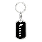 Mama Penguin With 4 Chicks v2 - Luxury Dog Tag Keychain