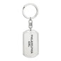 Philadelphia Girl v4 - Luxury Dog Tag Keychain