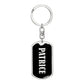 Patrice v02 - Luxury Dog Tag Keychain