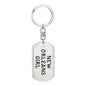 New Orleans Girl v4 - Luxury Dog Tag Keychain
