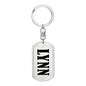 Lynn v01 - Luxury Dog Tag Keychain