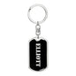 Elliott v3 - Luxury Dog Tag Keychain