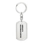 Airman's Granddaughter - Luxury Dog Tag Keychain