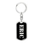 Eric v3 - Luxury Dog Tag Keychain