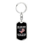 My Heart Belongs To A Gulf War Veteran - Luxury Dog Tag Keychain