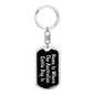 Australian Cattle Dog's Home v2 - Luxury Dog Tag Keychain