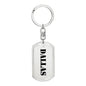 Dallas - Luxury Dog Tag Keychain