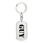 Guy - Luxury Dog Tag Keychain