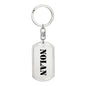 Nolan - Luxury Dog Tag Keychain