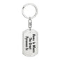 Great Pyrenees's Home - Luxury Dog Tag Keychain