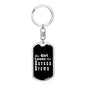 Havana Brown v2 - Luxury Dog Tag Keychain