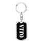 Vito v2 - Luxury Dog Tag Keychain