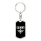 Tammy v02a - Luxury Dog Tag Keychain