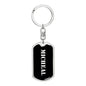 Micheal v3 - Luxury Dog Tag Keychain