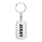 Jerry - Luxury Dog Tag Keychain