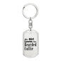 Bearded Collie - Luxury Dog Tag Keychain