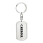 Carroll - Luxury Dog Tag Keychain