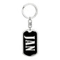 Jan v02 - Luxury Dog Tag Keychain