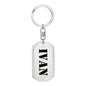 Ivan - Luxury Dog Tag Keychain
