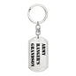 Army Ranger's Grandson - Luxury Dog Tag Keychain