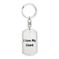 Love My Lizard - Luxury Dog Tag Keychain