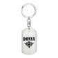 Donna v01a - Luxury Dog Tag Keychain