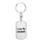 Love My Labradoodle - Luxury Dog Tag Keychain
