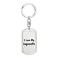 Love My Ragamuffin - Luxury Dog Tag Keychain