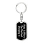 Shetland Sheepdog's Home v2 - Luxury Dog Tag Keychain