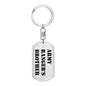 Army Ranger's Brother - Luxury Dog Tag Keychain