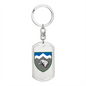 109th Mountain Assault Battalion (Ukraine) - Luxury Dog Tag Keychain