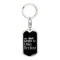 Cesky Terrier v2 - Luxury Dog Tag Keychain