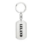 Leland - Luxury Dog Tag Keychain
