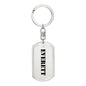Everett - Luxury Dog Tag Keychain