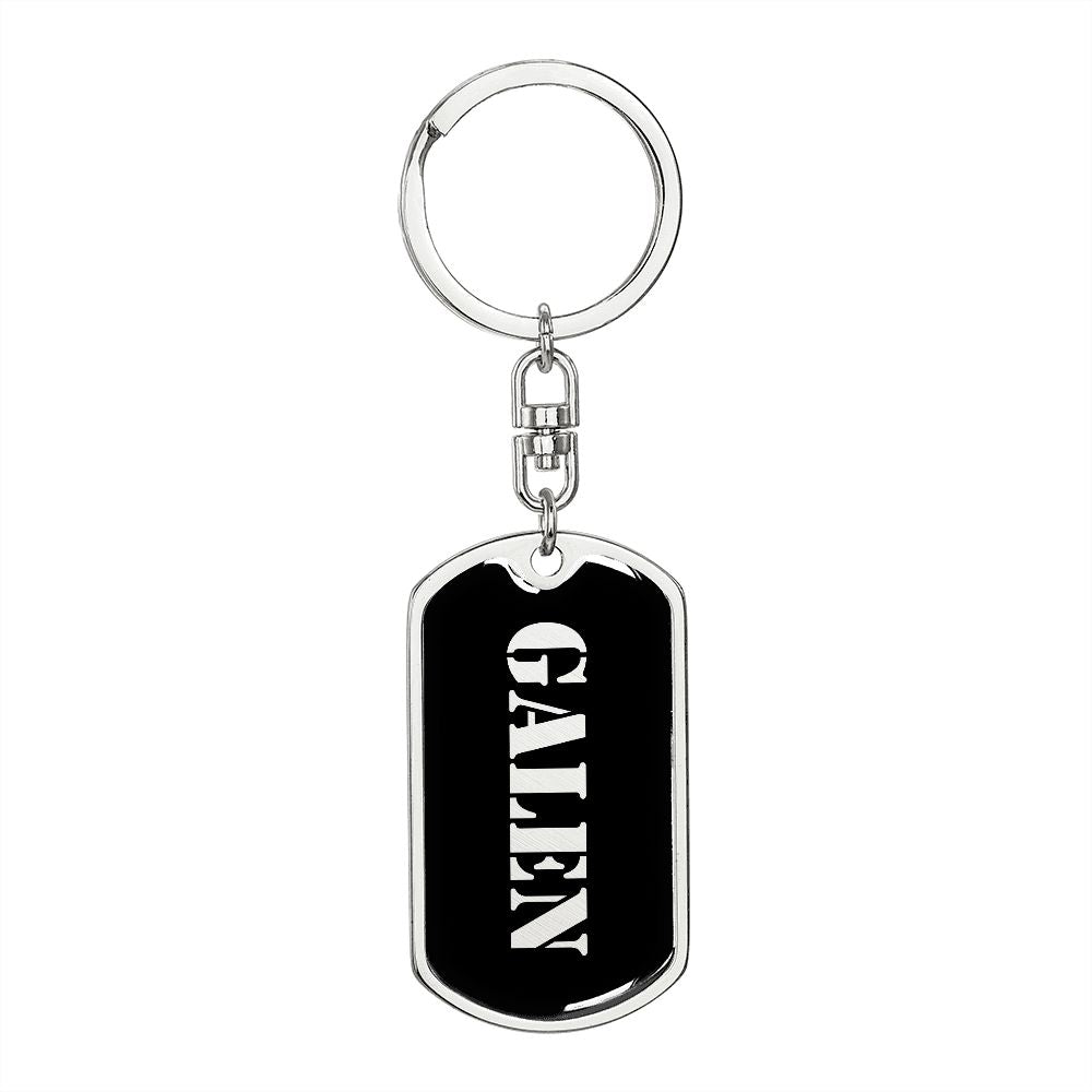 Galen v2 - Luxury Dog Tag Keychain