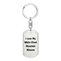 Love My White Cloud Mountain Minnow - Luxury Dog Tag Keychain