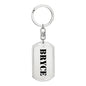 Bryce - Luxury Dog Tag Keychain