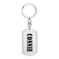 Connie v01 - Luxury Dog Tag Keychain