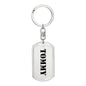 Tommy - Luxury Dog Tag Keychain