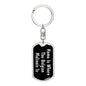 Belgian Malinois's Home v2 - Luxury Dog Tag Keychain