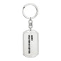 Army Granddaughter - Luxury Dog Tag Keychain