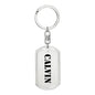 Calvin - Luxury Dog Tag Keychain