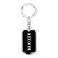 Leonel v2 - Luxury Dog Tag Keychain